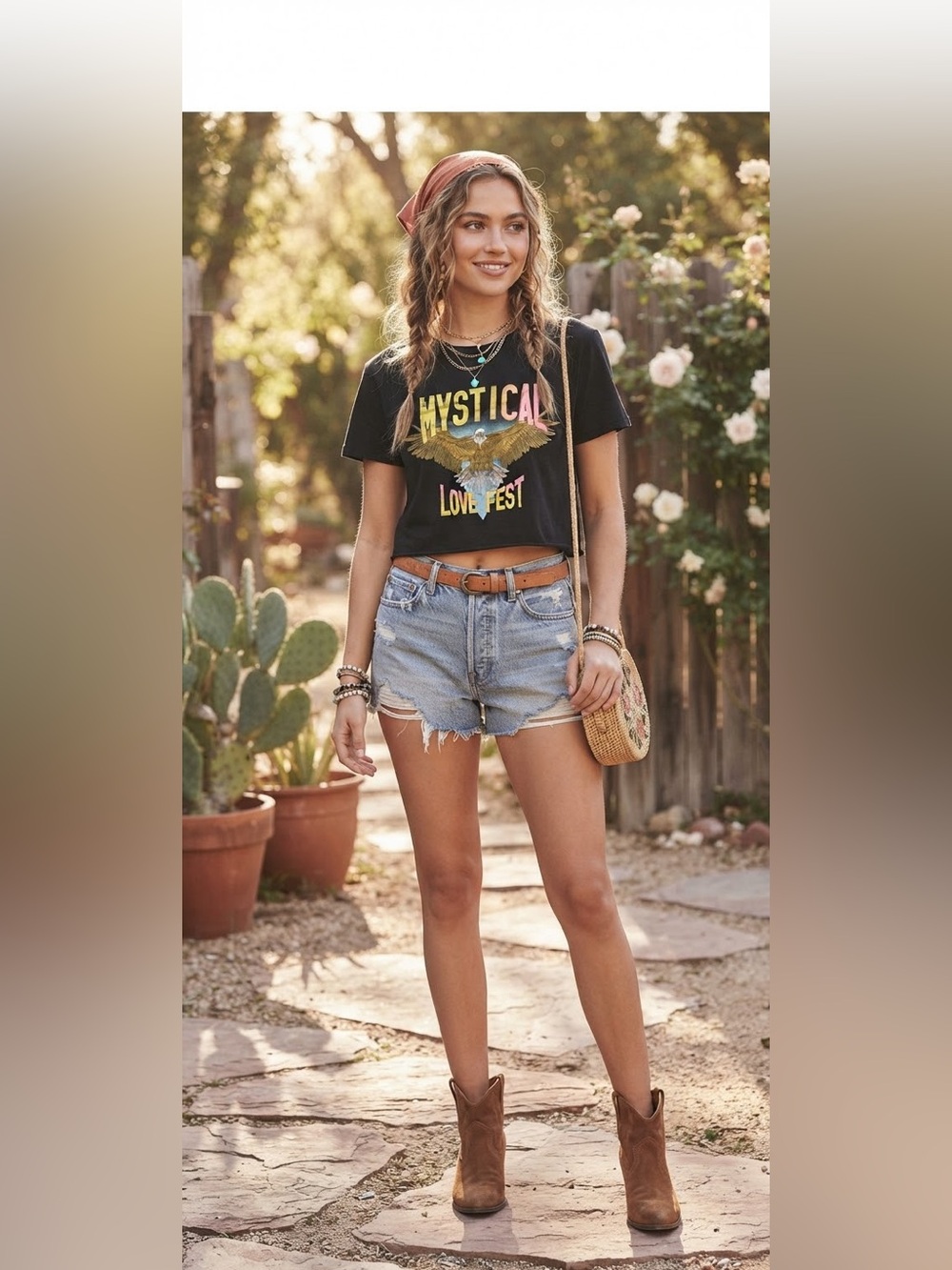 Mystical Love Fest Black Graphic Tee
